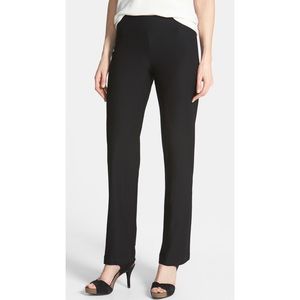 Eileen Fisher Straight Leg Crepe Pant